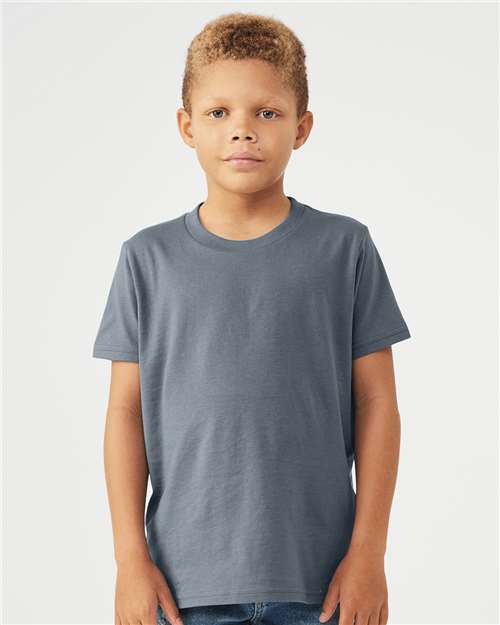 Youth Jersey Tee BELLA + CANVAS Steel Blue