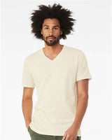 Unisex Jersey V-Neck Tee BELLA + CANVAS Natural