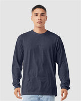 Heather CVC Long Sleeve Tee