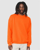 Unisex Sponge Fleece Drop Shoulder Crewneck Sweatshirt BELLA + CANVAS Orange