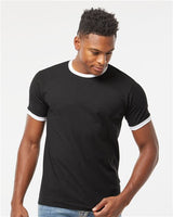 Unisex Fine Jersey Ringer T-Shirt Tultex