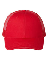 Sandwich Trucker Cap Valucap Red Adjustable