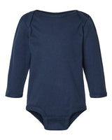 Infant Fine Jersey Long Sleeve Bodysuit Rabbit Skins Denim