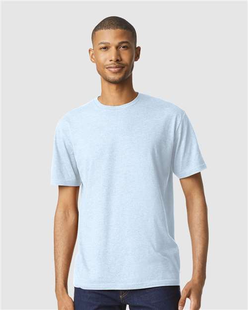 Unisex Softstyle® CVC T-Shirt Gildan Light Blue Mist