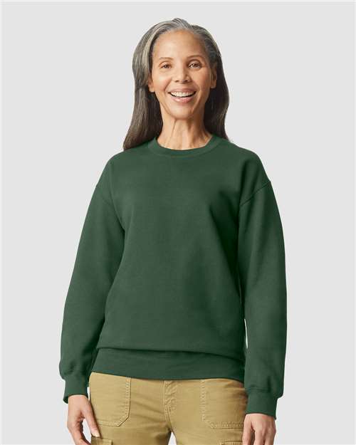 Unisex Softstyle® Midweight Crewneck Sweatshirt Gildan Forest Green