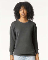 Unisex Garment-Dyed Lightweight Crewneck Sweatshirt Comfort Colors Pepper