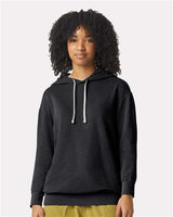 Unisex Garment-Dyed Lightweight Hooded Sweatshirt Comfort Colors Black