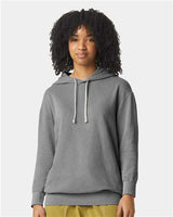 Unisex Garment-Dyed Lightweight Hooded Sweatshirt Comfort Colors Grey