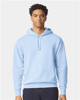 Unisex Garment-Dyed Lightweight Hooded Sweatshirt Comfort Colors Hydrangea