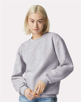 Unisex ReFlex Fleece Crewneck Sweatshirt American Apparel Heather Grey