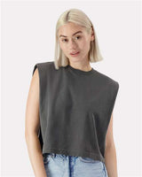 Women's Heavyweight Cotton Garment-Dyed Muscle Tee