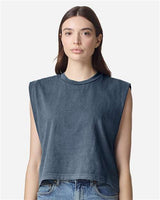 Women's Heavyweight Cotton Garment-Dyed Muscle Tee