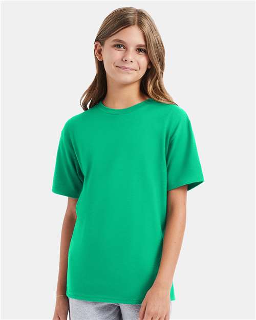 Youth Perfect-T T-Shirt Hanes Kelly Green