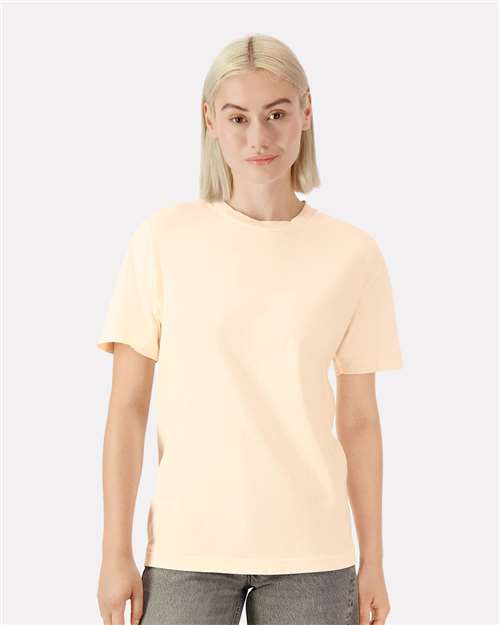 Unisex Garment-Dyed Heavyweight Cotton Tee American Apparel Faded Cream
