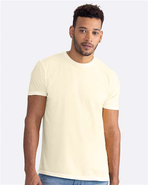 Unisex Soft Wash T-Shirt Next Level Washed Natural