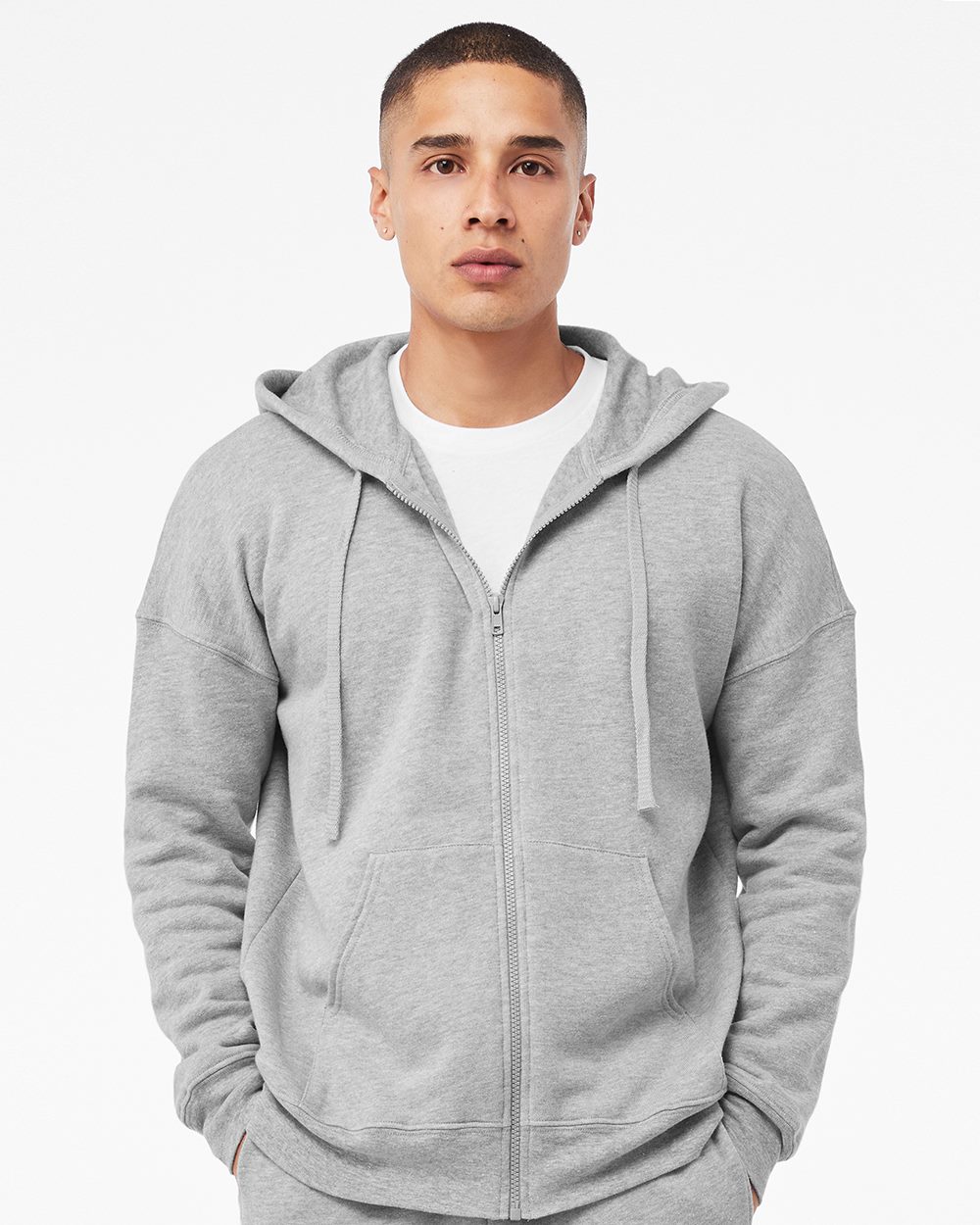 Unisex Sponge Fleece DTM Full-Zip Hoodie Sweatshirt