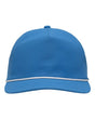 Five-Panel Ripstop Cap Sportsman Azure Blue Adjustable