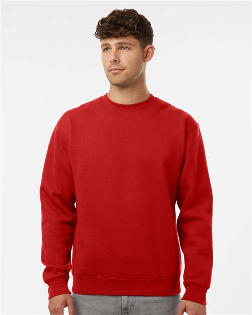 Unisex Heavyweight Crewneck Sweatshirt Independent Trading Co. Red