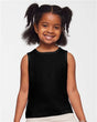 Toddler Fine Jersey Tank Rabbit Skins Black