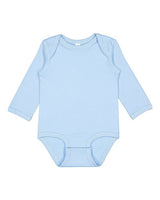 Infant Fine Jersey Long Sleeve Bodysuit Rabbit Skins Light Blue