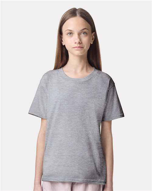 Youth Fine Jersey Tee American Apparel Heather Grey