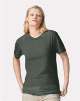Unisex CVC Tee American Apparel Heather Forest