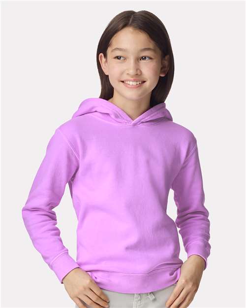 Youth Garment-Dyed Lightweight Hooded Sweatshirt