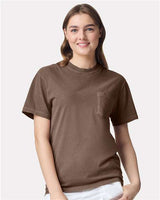 Unisex Garment-Dyed Heavyweight Pocket T-Shirt Comfort Colors Espresso