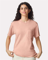 Unisex Garment-Dyed Heavyweight Pocket T-Shirt Comfort Colors Peachy
