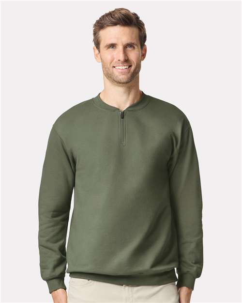 Unisex Softstyle® Midweight Quarter-Zip Sweatshirt