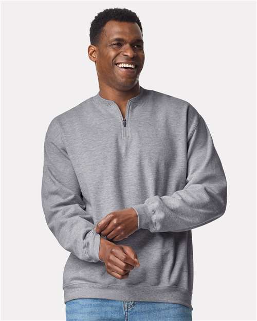 Unisex Softstyle® Midweight Quarter-Zip Sweatshirt