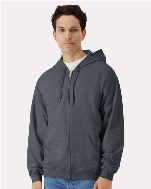 Unisex Softstyle® Full-Zip Hooded Sweatshirt