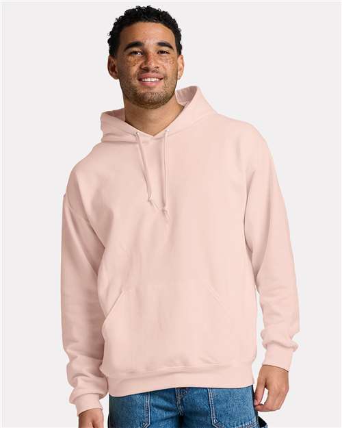 Unisex Ultimate CVC Hooded Sweatshirt JERZEES Blush Pink