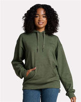 Unisex Ultimate CVC Hooded Sweatshirt JERZEES Military Green Heather