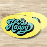 Oval stickers