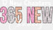 12 New Chapters 365 New Chances - New Year DTF heat transfer ready2transfer White