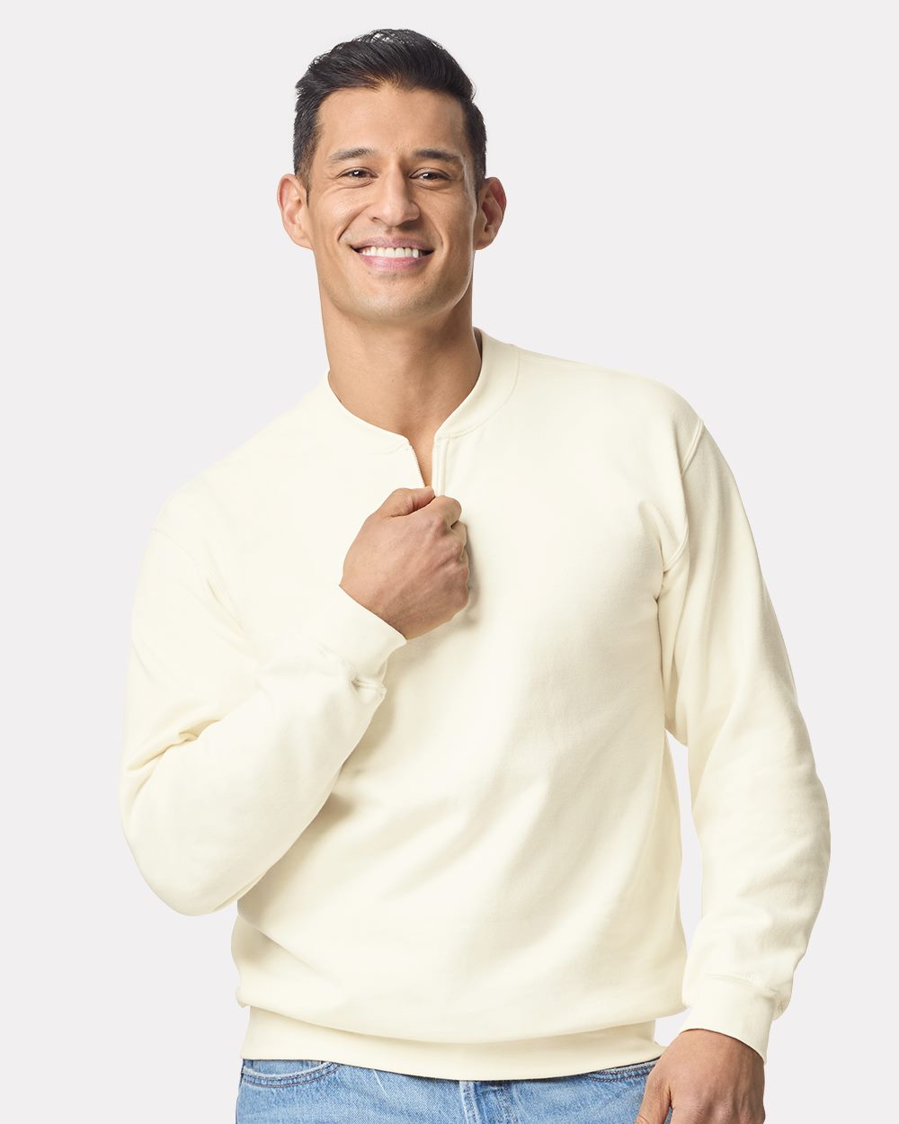 Unisex Softstyle® Midweight Quarter-Zip Sweatshirt
