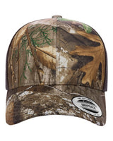 Retro Trucker Cap YP Classics Realtree Edge Brown Adjustable
