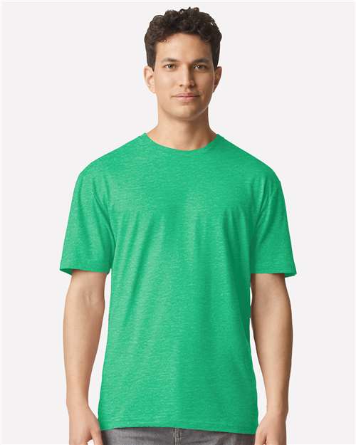 Unisex Light Cotton T-Shirt Gildan Heather Irish Green