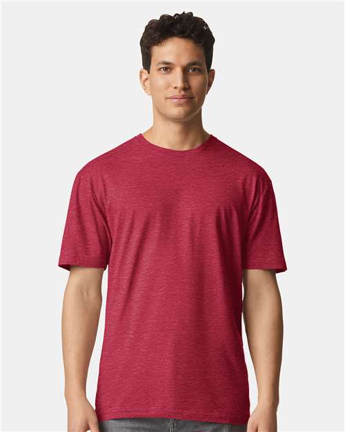 Unisex Light Cotton T-Shirt Gildan Heather Red