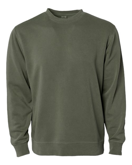 Unisex Midweight Pigment-Dyed Crewneck Sweatshirt