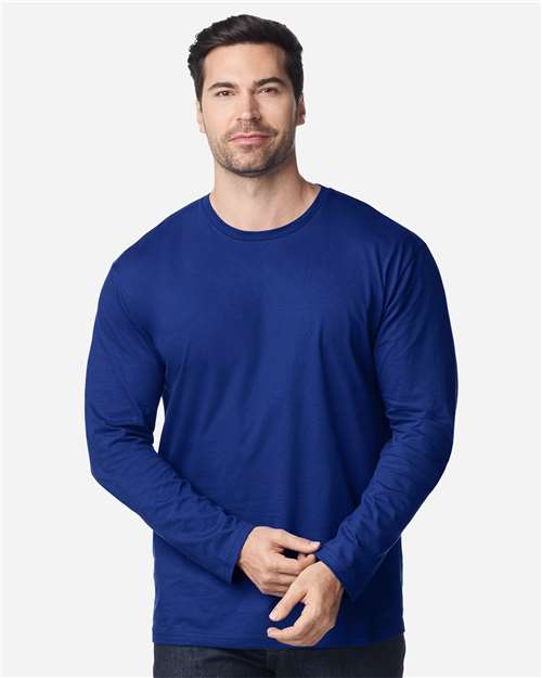 Unisex Softstyle® Long Sleeve T-Shirt Gildan Fan Deep Royal