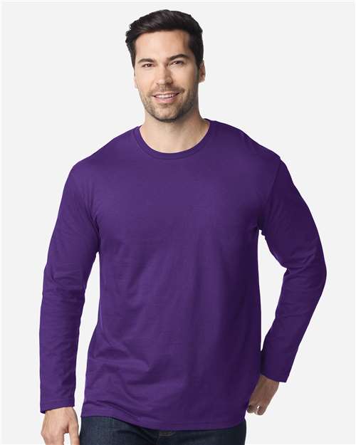 Unisex Softstyle® Long Sleeve T-Shirt Gildan Purple