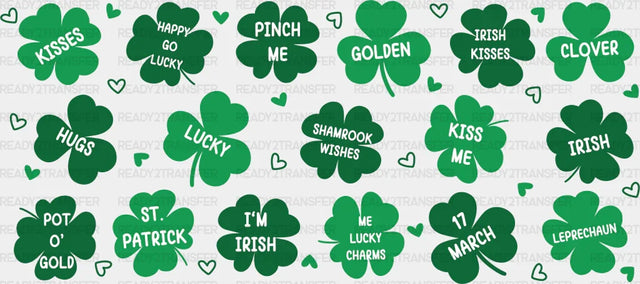 17 March St Patrick - Cup Wrap Uv Sticker Permanent Dtf Decal