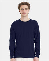 Essential-T Long Sleeve T-Shirt Hanes Navy