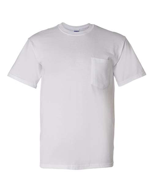Unisex DryBlend® Pocket T-Shirt Gildan White