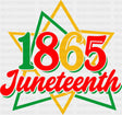 1865 Juneteenth Star - Juneteenth DTF Transfer