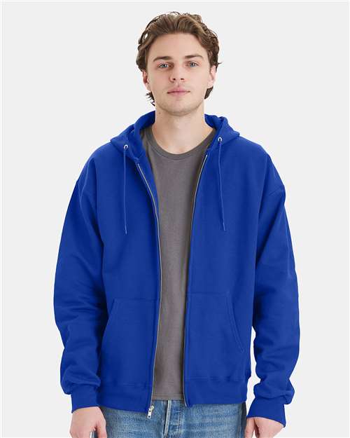 Unisex Ultimate Cotton® Full-Zip Hooded Sweatshirt