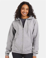 Unisex Ultimate Cotton® Full-Zip Hooded Sweatshirt