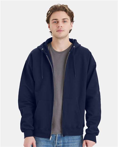 Unisex Ultimate Cotton® Full-Zip Hooded Sweatshirt